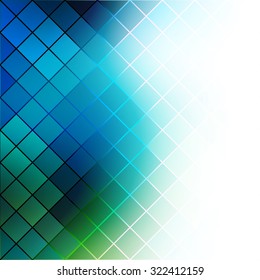 Abstract Background. Blurred Image and geometric elements. Blank place for a text.