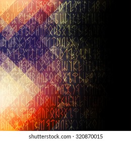 Abstract Background. Blurred Image and grunge manuscript elements.