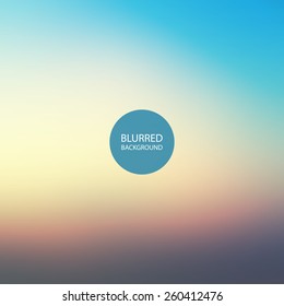 Abstract Background - Blurred Image - Sunset in Chicago