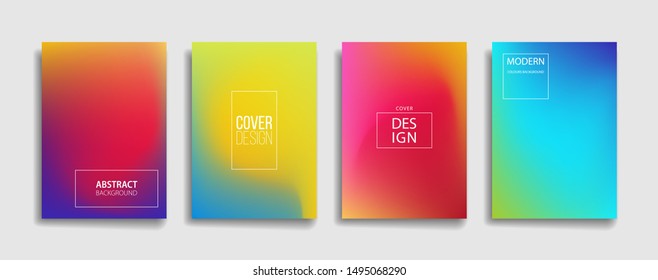 abstract background with blurred mesh color. colorful background for poster flyer banner backdrop. vertical banner. cool fluid background vector illustration.