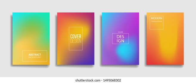 abstract background with blurred mesh color. colorful background for poster flyer banner backdrop. vertical banner. cool fluid background vector illustration.