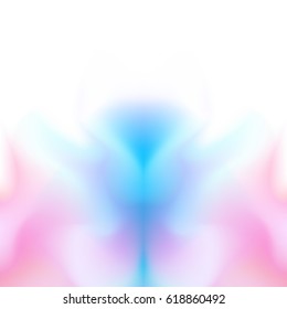 Abstract background with blurred moving shapes. Bright colors.