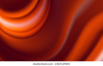 Fondo abstracto con gradiente de llama roja borrosa. Vibrante papel de pared futurista. Plantilla de la cubierta de fondo digital anaranjada moderna vacía, banner web de fuego con curvas suaves