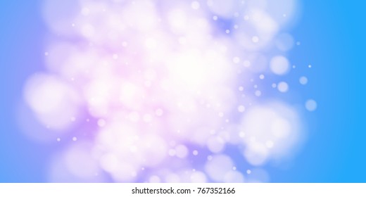 Abstract background with blurred shapes and soft light. Vector illustration