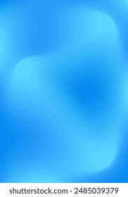 Abstract background. Blurred texture. Mesh gradient. Standard poster size. Background for banner, brochure, booklet. Colorful, blue