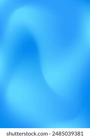 Abstract background. Blurred texture. Mesh gradient. Standard poster size. Background for banner, brochure, booklet. Colorful, blue