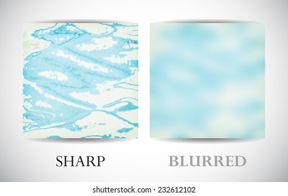Abstract background with blurred version.
