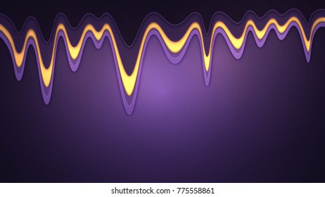 Abstract background with blurred wavy layers. Vector design for business presentations, leaflets, posters and invitations. Colorful art