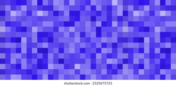 Abstrakter Hintergrund mit unscharfem blauen Pixel Farbe Zensur Element. Geeignet für digitale Designprojekte. Vektorgrafik