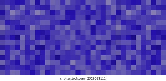 Abstrakter Hintergrund mit unscharfem blauen Pixel Farbe Zensur Element. Geeignet für digitale Designprojekte. Vektorgrafik