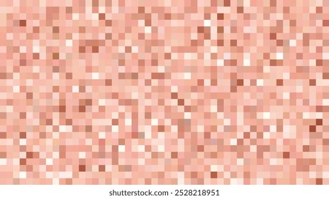 Abstrakter Hintergrund mit unscharfem braunem Pixel-Farbzensur. Geeignet für digitale Designprojekte. Vektorgrafik