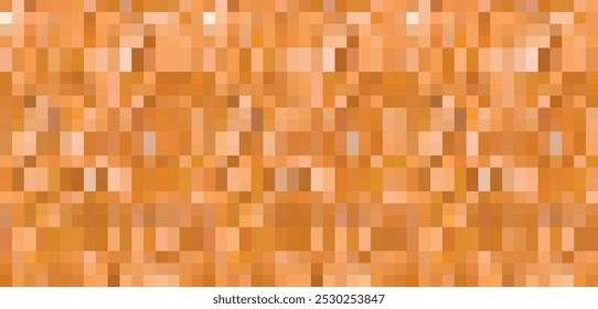 Abstrakter Hintergrund mit unscharfem braunem Pixel-Farbzensur. Geeignet für digitale Designprojekte. Vektorgrafik