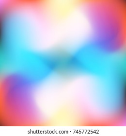 Abstract background of blurry color spots. For liquids and gases.