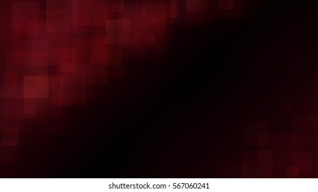 Abstract background of blurry squares in red colors
