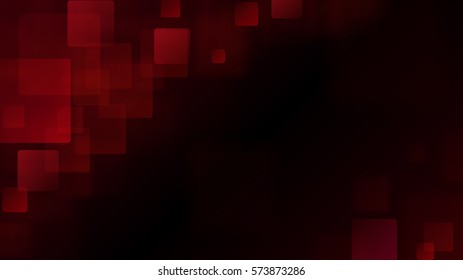 Abstract background of blurry squares in red colors