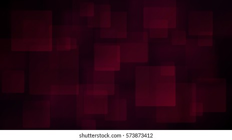 Abstract background of blurry squares in red colors