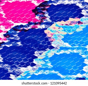 Abstract background with boa skin pattern in vector format tracing.