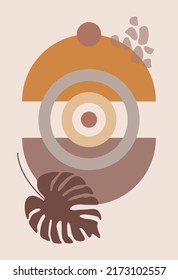 Antecedentes abstractos. Estilo boho. Minimalismo. Arte contemporáneo. Diversas formas. Para plantillas, presentaciones.