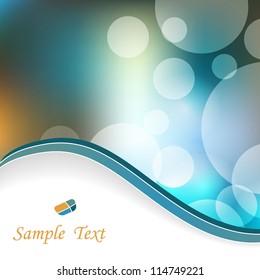 Abstract background with bokeh