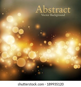 Abstract background with bokeh defocused lights