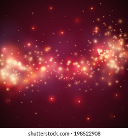 Abstract background with bokeh defocused lights