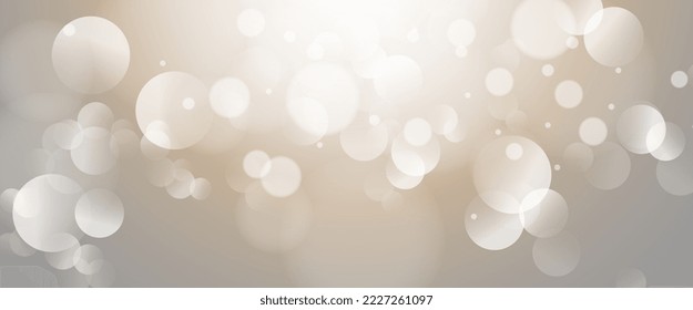 Abstract background with bokeh defocused lights. Abstract blurred illustration.