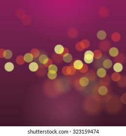 Abstract Background with Bokeh Defocused Lights