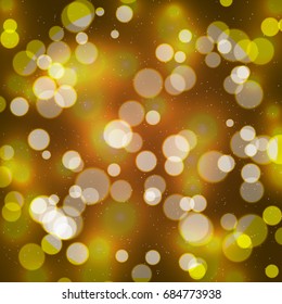 Abstract background with bokeh defocused lights