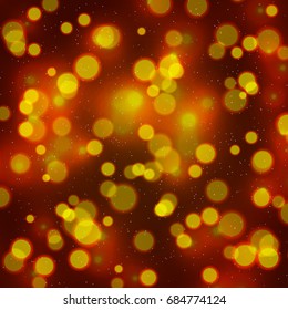 Abstract background with bokeh defocused lights