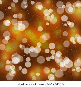 Abstract background with bokeh defocused lights