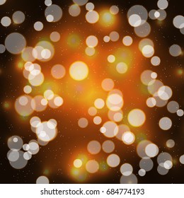 Abstract background with bokeh defocused lights