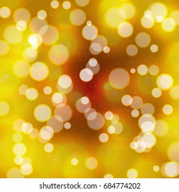 Abstract background with bokeh defocused lights