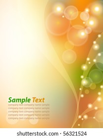 Abstract background with bokeh effect