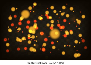 Abstract background with bokeh effect and blurred light.Vector.EPS 10.
