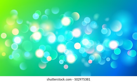 Abstract background with bokeh effect. Blurred defocused multicolored lights