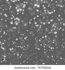 Abstract background with bokeh effect. Blurred defocused lights. Vector bokeh light background