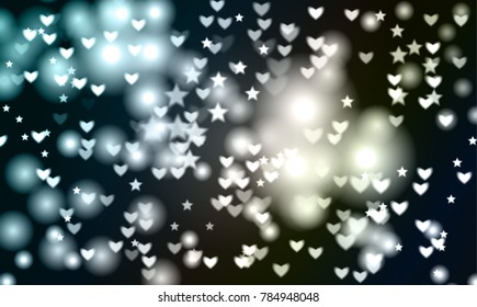 Abstract background with bokeh effect. can be used for christmas background, valentine's day and others in vector format. eps10.