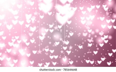 Abstract background with bokeh effect. can be used for christmas background, valentine's day and others in vector format. eps10.