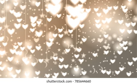 Abstract background with bokeh effect. can be used for christmas background, valentine's day and others in vector format. eps10.