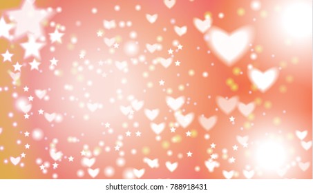 Abstract background with bokeh effect. can be used for christmas background, valentine's day and others in vector format. eps10.