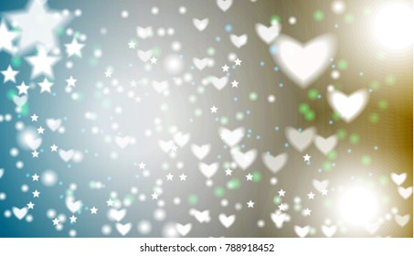 Abstract background with bokeh effect. can be used for christmas background, valentine's day and others in vector format. eps10.