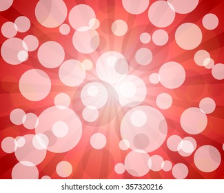 Abstract background with bokeh effect. Vector illustration.