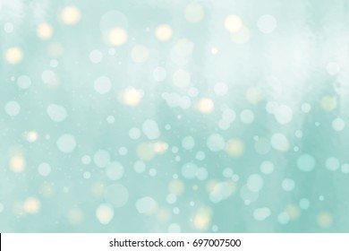 Abstract background with bokeh effect. Vector delicate backdrop. Gentle image blur. Subtle defocused wallpaper. Soft gradient. Blue. 