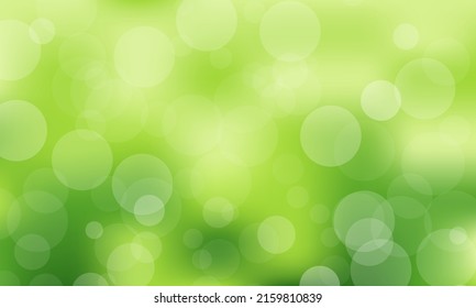 Abstract background with bokeh effects in green colors. Abstract green background. Abstract colorful background. Abstract background with bokeh. Vector illustration