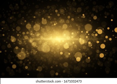 Abstract background with bokeh effect.Texture background abstract black and white or silver Glitter and elegant for Christmas. Dust white. Sparkling magical dust particles. Magic concept.