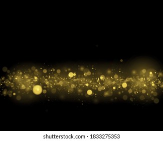 Abstract background with bokeh effect.Texture background abstract black and white or silver Glitter and elegant for Christmas. Dust white. Sparkling magical dust particles. Magic concept.