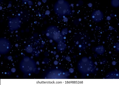 Abstract background with bokeh effect.Texture background abstract black and white or silver Glitter and elegant for Christmas. Dust white. Sparkling magical dust particles. Magic concept.