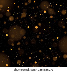 Abstract background with bokeh effect.Texture background abstract black and white or silver Glitter and elegant for Christmas. Dust white. Sparkling magical dust particles. Magic concept.