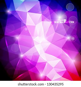 Abstract background with bokeh and flares