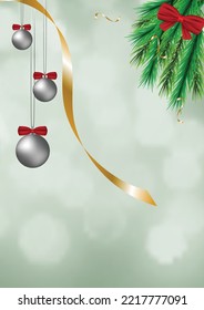 abstract background bokeh Happy new year card celebration, Lettering text for happy new year.